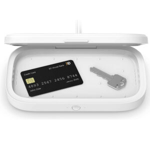Ασύρματος Φορτιστής Belkin & UV Sanitizer 10W με USB-C Λευκό