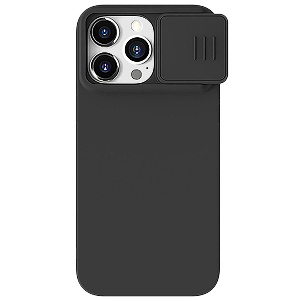 Θήκη Nillkin CamShield Silky για iPhone 15 Pro Max Σιλικόνη Μαύρο