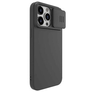 Θήκη Nillkin CamShield Silky για iPhone 15 Pro Max Σιλικόνη Μαύρο
