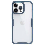 Θήκη Nillkin Nature Pro για iPhone 15 Pro Max Σιλικόνη Διάφανο / Μπλε