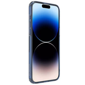 Θήκη Nillkin Nature Pro για iPhone 15 Pro Max Σιλικόνη Διάφανο / Μπλε