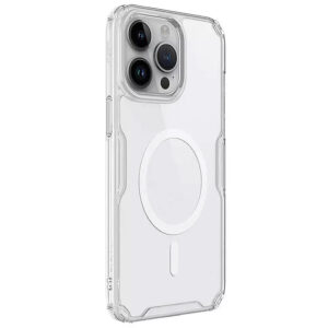 Θήκη Nillkin Nature Pro Magnetic για iPhone 15 Pro Max Σιλικόνη με Magsafe Διάφανο