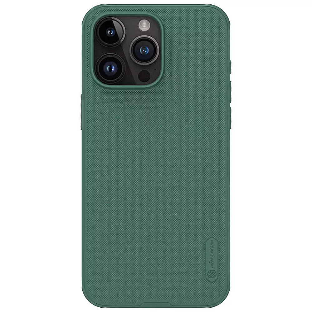 Θήκη Nillkin Super Frosted Shield Pro για iPhone 15 Pro Max Σιλικόνη Πράσινο