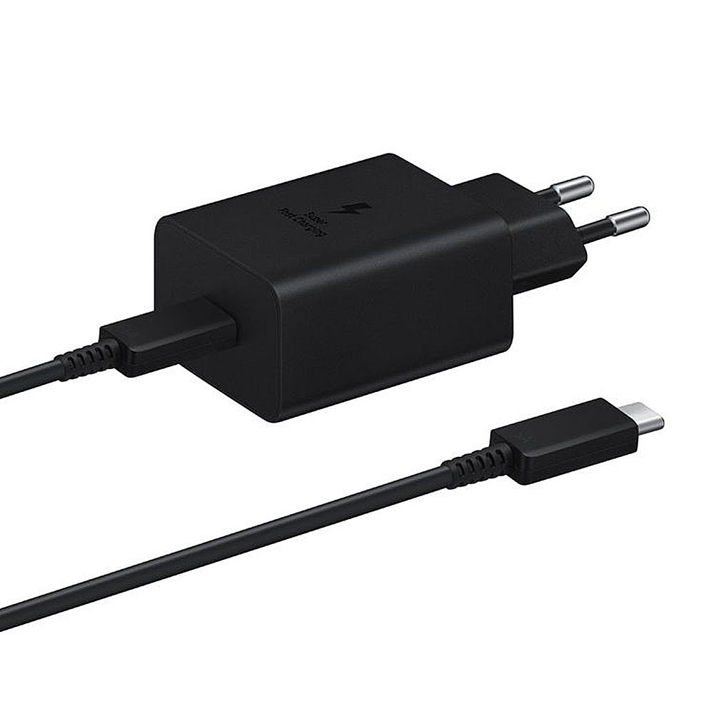 Φορτιστής Samsung 45W με USB-C & Καλώδιο Μαύρο