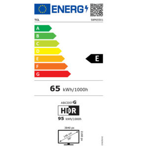 Τηλεόραση TCL Smart 58" 4K UHD LED 55P655 HDR 2024