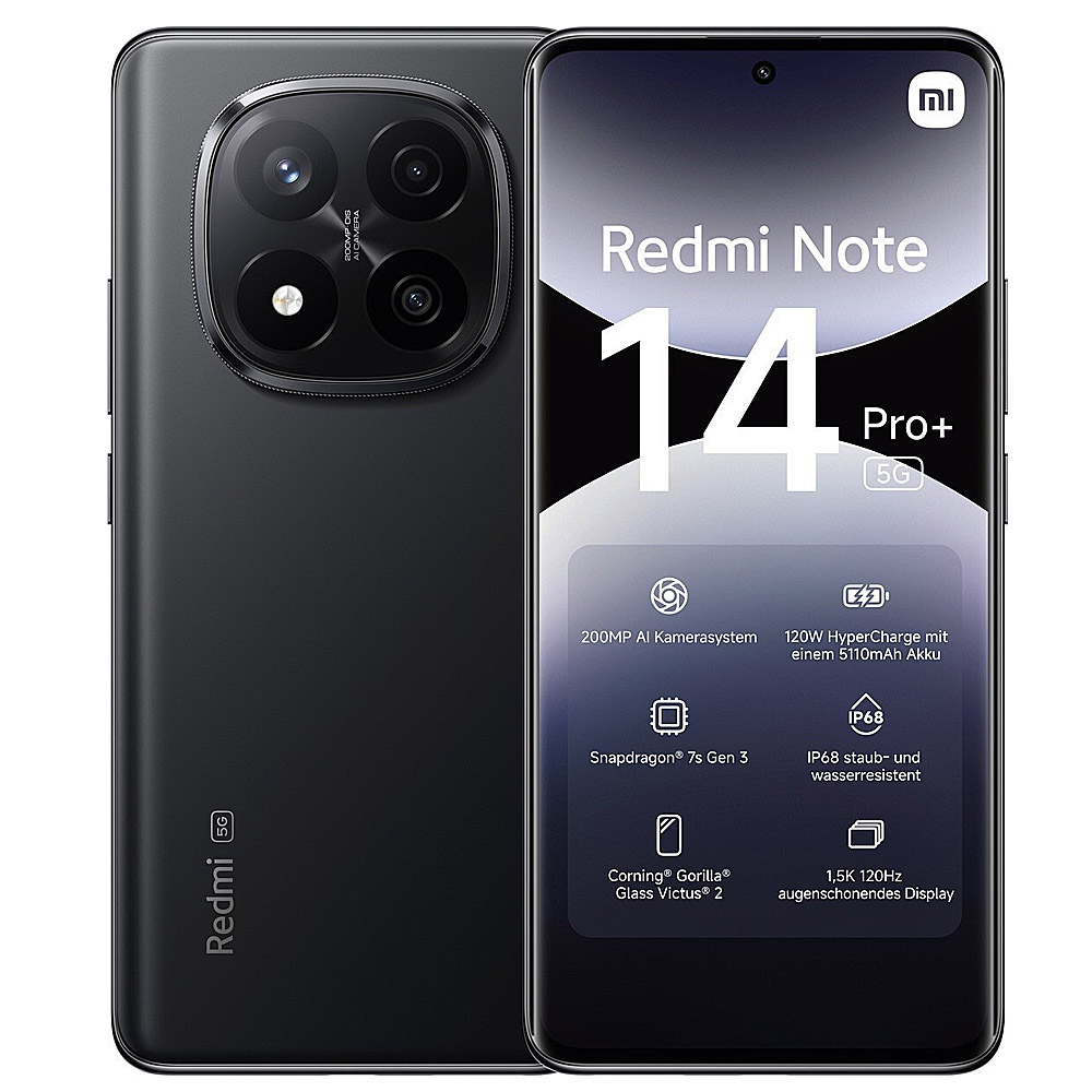 Xiaomi Redmi Note 14 Pro+ 5G 256GB Midnight Black