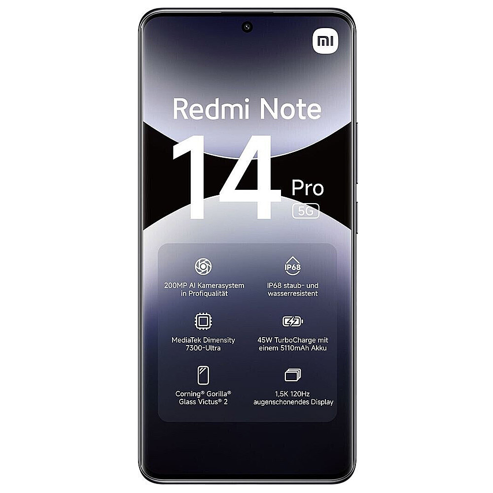 Xiaomi Redmi Note 14 Pro 5G 256GB Midnight Black