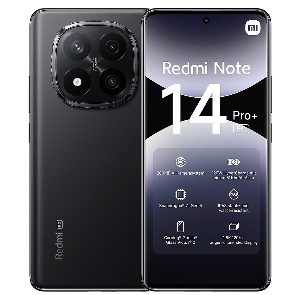 Xiaomi Redmi Note 14 Pro+ 5G 512GB Midnight Black