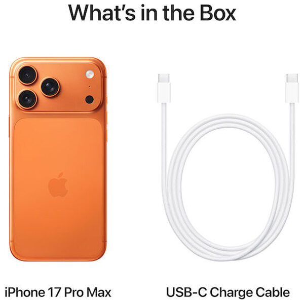 Apple iphone 17 promax 5G 512GB cosmic orange