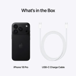 Apple iPhone 18 ProMax 5G 256gb Black